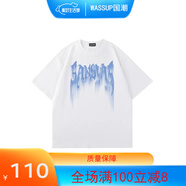 木村三社（MuCunSanShe）SANSYAS虛幻LOGO簡(jiǎn)約字母圓領(lǐng)套頭短袖T恤 男女同款 白色（優(yōu)質(zhì)版）重磅230克 M
