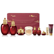 后（The history of Whoo）精華密貼自生再生秘貼套盒密貼修復禮盒循環(huán)導入肌底精華 后津率享水乳霜9件套帶氣墊