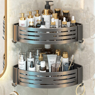 百字浴室置物架衛生間廁所三角架墻面免打孔壁掛洗手間洗漱轉角架子