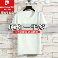皮爾卡丹2件】速干t恤男夏季運動衣服男士上衣網(wǎng)polo冰絲衫重磅100%純真棉 特價抗皺boy官方店旗艦白色短袖款沖量 常規(guī) M 【高質(zhì)量】
