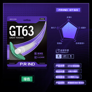 浦銳GS63 GT67羽毛球線專業(yè)拉線高彈耐打高反彈羽毛球拍專用線多色 GT63高彈線【綠色】