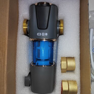 日豐三代前置過(guò)濾器自動(dòng)沖洗全屋凈水流量40微米精過(guò)濾六分接頭 灰 頭 灰色20/4