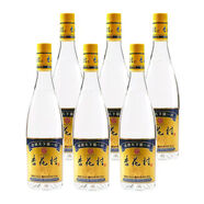 汾酒【喜酒】山西汾酒系列 清香型 42度紅蓋玻汾 475ml*6瓶 自飲佳品 50度 750mL 6瓶 金標杏花村