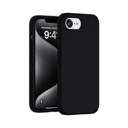 GDMX蘋果16E手機(jī)殼新款iPhone16e保護(hù)套情侶款輕奢防摔簡(jiǎn)約手機(jī)套液態(tài)硅膠不沾灰純色精孔全包保護(hù)殼 蘋果16E【質(zhì)感黑】】鏡頭大孔