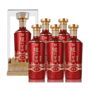瀘州（luzhou）瀘州老窖股份 52度濃香型白酒禮盒裝送禮 52度 500mL 6瓶 瀘州窖酒喜裝