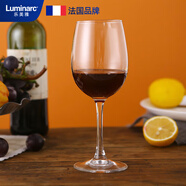 樂美雅（Luminarc）紅酒杯高腳杯葡萄酒杯酒具套裝無(wú)鉛玻璃杯350ml*4品味禮物