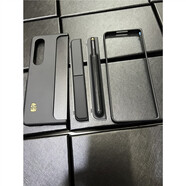 三星適用三星原裝w23心系天下ZFold4手機殼帶原裝Spen手寫(xiě)筆支架筆槽 原廠(chǎng)【后殼+前殼+支架+spen筆】 三星zfold4