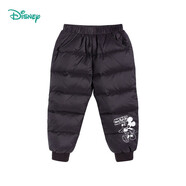 迪士尼(Disney)童裝?男童羽絨褲保暖舒適冬季兒童防寒長褲黑色7歲/身高140cm
