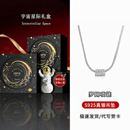 奧斯坦汀（outstanding）S925銀項(xiàng)鏈男士高級(jí)感羅網(wǎng)吊墜蛇骨鎖骨情人節(jié)禮物送男生朋友老公 S925銀羅網(wǎng)項(xiàng)鏈-星際盒 鈦鋼鏈長(zhǎng)約60cm