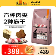 比瑞吉狗糧六種肉鮮肉無(wú)谷金毛泰迪全期成犬幼犬糧通用型狗糧 8kg