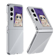適用中興努比亞Flip2折疊屏手機殼LiberoFlip光面透明PC全包保護(hù) 透明 努比亞Flip2