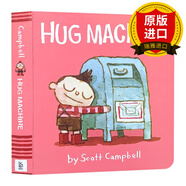 Hug Machine 愛抱抱的機器人 繪本 Scott Campbell 擁抱的力量 愛的給予 紙板書 全英文版進口原版英語書籍 英文原版