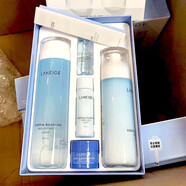 蘭芝（LANEIGE）水乳韓國致美青春雪凝緊致水乳套裝淡細紋補水保濕滋潤型抗皺套盒 蘭芝水庫水乳2件套裝22版清爽型