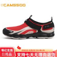 美駱世家（CAMSSOO）夏季溯溪鞋男女戶外徒步運動減震防水防滑耐 米西瓜紅 39
