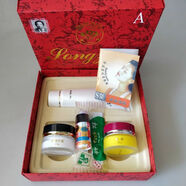 松竹脫麗露松竹脫麗露化妝品臺(tái)灣正品 25克紫紅盒紅A四件套里25克晚霜包郵 25克紅盒一套