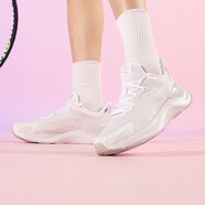 李寧（LI-NING）女鞋跑步鞋女輕便單網(wǎng)透氣網(wǎng)面運(yùn)動(dòng)鞋休閑旅游鞋 標(biāo)準(zhǔn)白（越影） 37