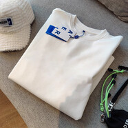 淺伊琳短袖t恤女2025新款夏季設計感小眾潮流s寬松體恤上衣 白色 S