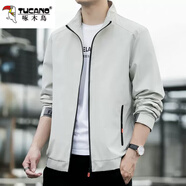 啄木鳥(niǎo)夾克男士外套夏季薄款2025款潮流時(shí)尚休閑百搭男裝潮牌外穿上衣服 J6618卡其 XL