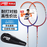 紅雙喜DHS羽毛球拍對拍E-MX101已穿線