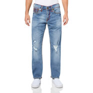 True Religion 男式 Ricky Super T 型翻蓋 1.27 厘米, Rivati 中號(hào)水洗/撕裂 Rivati 中號(hào)水洗/撕裂 40