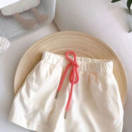 夢(mèng)伊藍（MENGYILAN）男女童背心套裝2025新款夏季休閑短袖+小寶寶帥氣短褲運動(dòng)兩件套 短褲 80