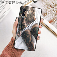 派欽蘋果iPhone11手機(jī)殼防摔11ProMax時(shí)尚iPhone12蘋果XR性感個(gè)性殼 白褲紋身女C 蘋果14Pro