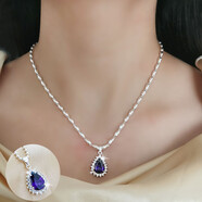 梵曼萊純銀項鏈女 999足銀百搭簡(jiǎn)約鎖骨鏈足銀圓珠頸鏈銀鏈子吊墜項鏈飾 3mm高光鏈+滿(mǎn)鉆紫瑪瑙 45cm