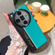 羽唐適用OPPO Find X7手機殼新年紅色仿原噴油半包硬殼oppofindx7ultra超薄防摔散熱保護套龍騰紋男女 【 藍拼黑-熒光拼色】 OPPO Find X7Ultra