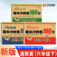 漢知簡(jiǎn) 期末沖刺卷小學(xué)語文+數(shù)學(xué)+英語人教版沖刺100分試卷六年級(jí)下冊(cè)【3冊(cè)】