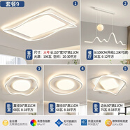 歐普照明【包安裝】全屋中山燈具吸頂燈客廳燈臥室燈餐廳燈2025款 三室兩廳普通三色變光護(hù)眼套餐 【包安裝】