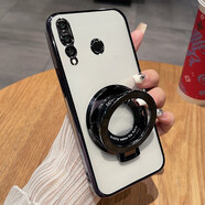 悅克華為暢享9s手機殼暢享9plus保護POT一AL00a硅膠套TL全包暢享10plus防摔POTALOOA透明軟殼男女POTAL 【炫酷黑】透明電鍍+同款支架+全屏膜 華為暢享9 S