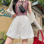 JEANSWEST CLUB真維斯裙褲女夏季2025新款高腰顯瘦花苞燈籠褲休閑寬松闊腿褲