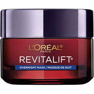 L'Oreal Paris 抗老緊致睡眠面膜 玻色因透明質(zhì)酸維C 淡紋補水保濕 50ml全膚質(zhì)