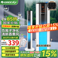 格力（GREE）風(fēng)扇家用負離子塔扇電風(fēng)扇遙控定時落地扇搖頭立式無葉風(fēng)扇FL-09X62Bhc