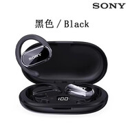 索尼（SONY）藍牙耳機掛耳式骨傳導降噪無(wú)線(xiàn)跑步運動(dòng)防汗超強續航 曜石黑