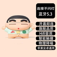 野薔薇 無(wú)線(xiàn)藍牙耳機迷你華為OPPO/vivo蘋(píng)果通用入耳式男女生款可愛(ài)跑步運動(dòng)iphone 睡衣蠟筆小新套+Air3開(kāi)蓋即連