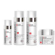 格妍【官方】化妝品洋甘菊套裝舒緩修護敏感肌膚專(zhuān)用去紅血絲護膚品 格妍洋甘菊水 乳 霜 精華液