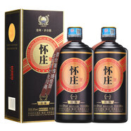 懷莊1983懷莊莊客1983傳承醬香型白酒53度貴州茅臺(tái)鎮(zhèn)坤沙高粱酒糧食老酒 53度 500mL 2瓶 懷莊1983版2瓶裝