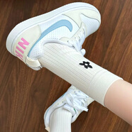 耐克（NIKE）女鞋板鞋2025新款夏季Court經(jīng)典百搭運(yùn)動鞋潮流時(shí)尚休閑鞋 HJ3492-141白色黃色藍(lán) 37.5