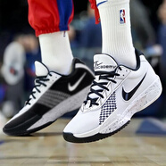 耐克（NIKE）GT·CUT官方男鞋 2025夏季新款耐磨實戰(zhàn)緩震運動籃球鞋 【GT·CUT】【經(jīng)典白黑】 40 (245mm)