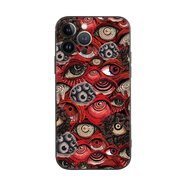 萬(wàn)浮生惡搞笑趣味另類(lèi)暗黑密恐眼睛眼球適用iPhone 16ProMAX/15 plus蘋(píng)果13手機殼12/14防摔保護殼套華為 各種眼睛(黑邊) 魅族其他型號