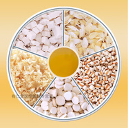 同仁堂原料白白飲材料包百合茯苓銀耳薏苡仁山藥薏米仁烘焙美白打豆漿 【30副】百合茯苓銀耳碎薏