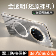 酷盟【首創(chuàng)金絲銀錦支點(diǎn)殼】 適用華為mate70pro手機(jī)殼pro+保護(hù)套鏡頭全包防摔磁吸旋轉(zhuǎn)支架殼優(yōu)享版 【全透明】360°旋轉(zhuǎn)支架丨磁吸充電丨贈(zèng)保護(hù)膜 華為 Mate70Pro/Pro+通用