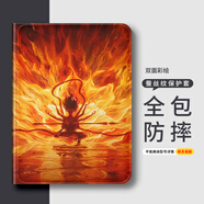 飛克斯聯(lián)想M10保護(hù)殼10.3英寸平板套M10plus10.3英寸防摔蠶絲紋三擋調(diào)節(jié)書本款帶筆槽魔童哪吒 【無(wú)筆槽-火焰哪吒】 聯(lián)想M10plus-X606F-10.3英寸