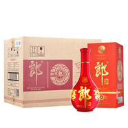 郎酒 郎牌郎酒 紅花郎系列【婚宴專享】醬香型白酒 收藏送禮 53度 500mL 6瓶 紅花郎十年