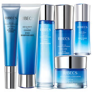 伊貝詩(shī)深海凝萃彈潤潔面乳洗面奶保濕水柔膚水嫩膚乳嬌顏霜保濕護膚品 潔面100g+水130ml+乳100g+霜50g+精華液40g+眼霜10g