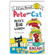 皮特貓系列：Pete the Cat: 皮特貓Pete's Big Lunch 進口原版英文繪本  小學教輔