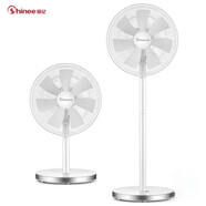 賽億（Shinee）(Shinee)電風(fēng)扇落地扇 家用辦公室臺(tái)立升降式靜音可搖頭非 白色