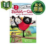 啪嗒貓系列分級讀物 英文原版 I Can Read 2 Splat the Cat and the Obstacle Course 英文版 進口英語原版書籍