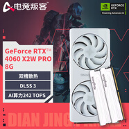 電競叛客 RTX 4060 8G 顯卡 電競臺式機游戲/渲染/AI/設(shè)計制圖電腦獨立顯卡 黑神話悟空 4060 X2W+金百達銀爵 3200 8G*2